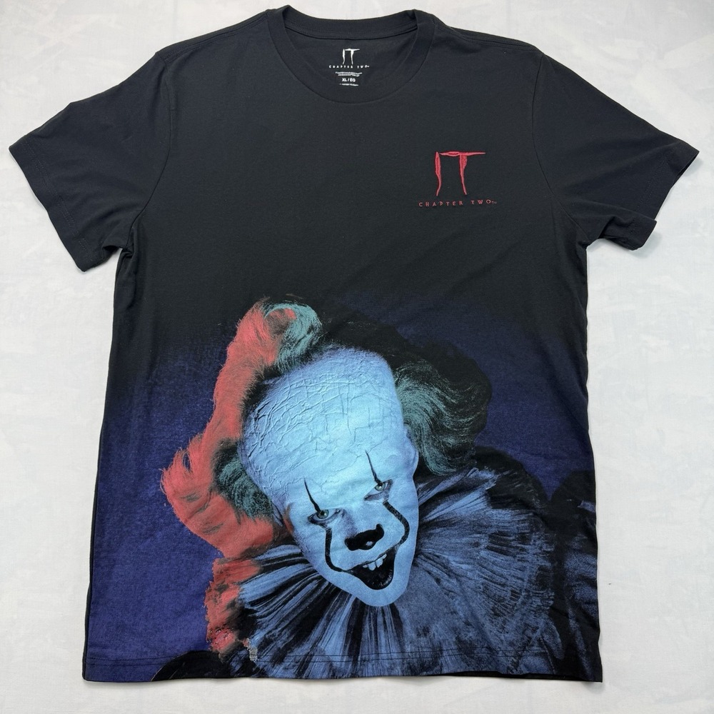 Stephen King IT Pennywise Quiet Chapter Two Come Back and Play T-Shirt Size XL
